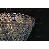 Люстра Водопад Роза синяя в Сочи