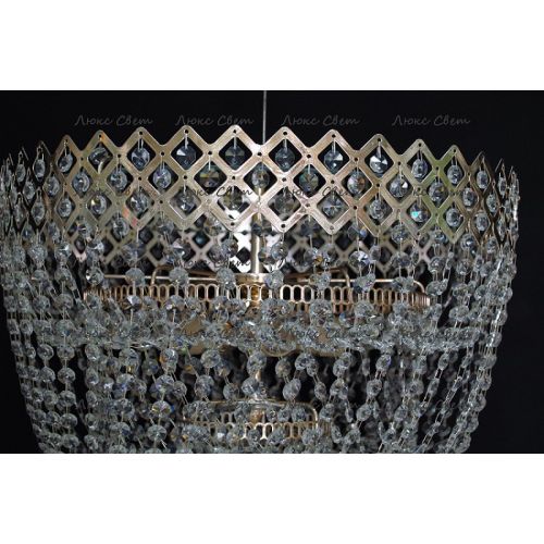 Люстра Водопад корона № 3 в Сочи Гусь Хрустальный