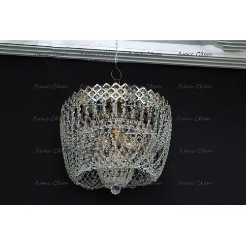 Люстра Водопад корона № 3 в Сочи Гусь Хрустальный