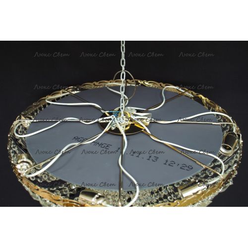 Люстра Анжелика 1 шар 40 мм черная в Сочи Гусь Хрустальный