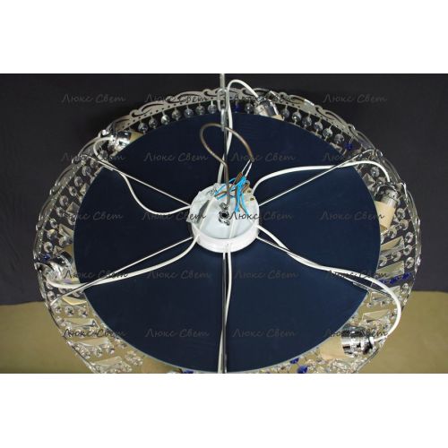 Люстра Анжелика 1 шар 40 синяя в Сочи Гусь Хрустальный