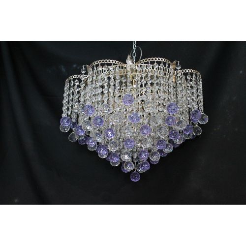 Люстра Ромашка Крона цветная в Сочи Гусь Хрустальный