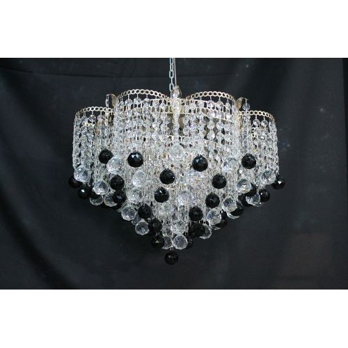 Люстра Ромашка Крона цветная в Сочи Гусь Хрустальный