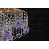 Люстра Космос шар 40 мм фиолетовая в Сочи