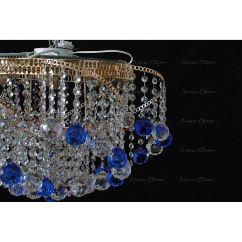 Люстра Космос шар 40 мм синяя в Сочи Гусь Хрустальный