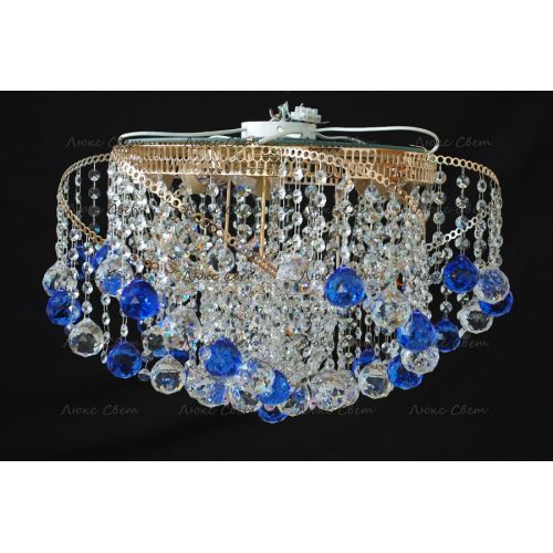 Люстра Космос шар 40 мм синяя в Сочи Гусь Хрустальный