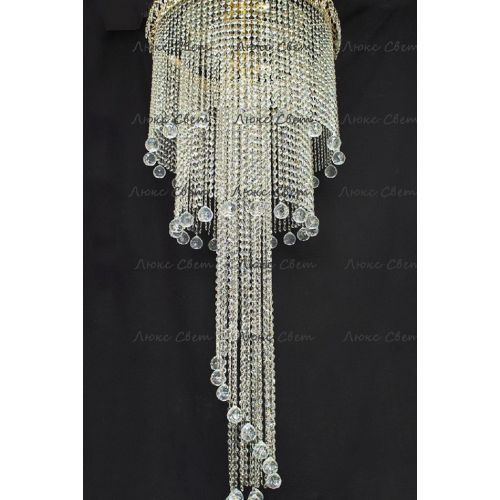 Люстра Водопад длинный в Сочи Гусь Хрустальный