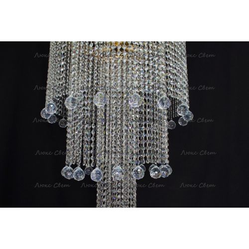 Люстра Водопад длинный в Сочи Гусь Хрустальный