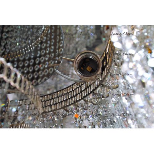 Люстра Водопад длинный в Сочи Гусь Хрустальный