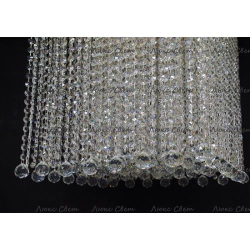 Люстра Квадрат гамма 53 см шар 30 мм  в Сочи Гусь Хрустальный