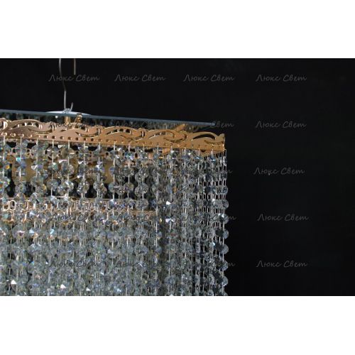 Люстра Квадрат гамма 53 см шар 30 мм  в Сочи Гусь Хрустальный