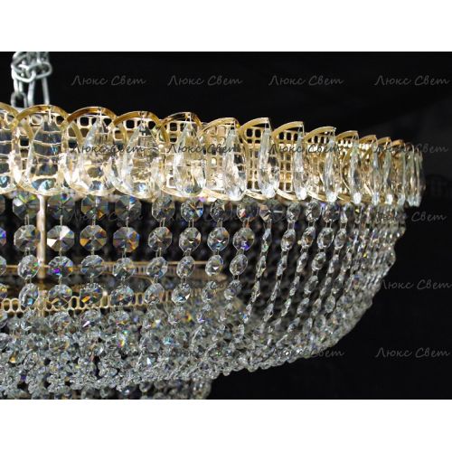 Люстра Водопад камень обтикон в Сочи Гусь Хрустальный