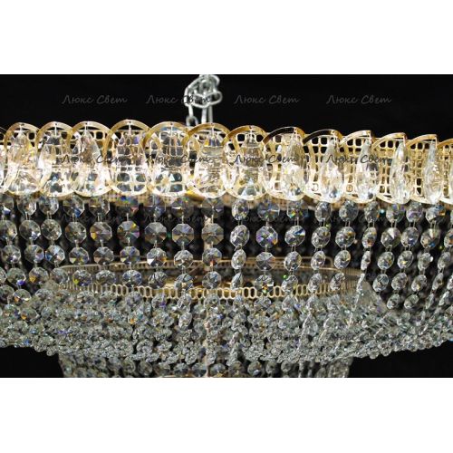 Люстра Водопад камень обтикон в Сочи Гусь Хрустальный