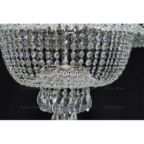 Люстра Водопад камень обтикон в Сочи Гусь Хрустальный