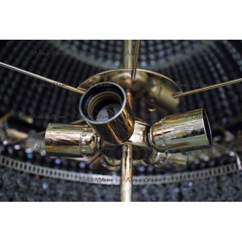 Люстра Водопад камень обтикон в Сочи Гусь Хрустальный