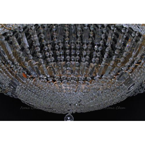 Люстра Кольцо Купол 2 - 1000 мм в Сочи Гусь Хрустальный