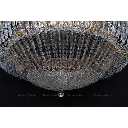 Люстра Кольцо Купол 2 - 1000 мм в Сочи Гусь Хрустальный