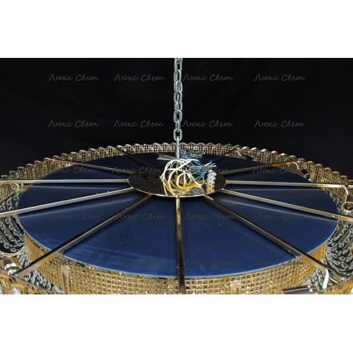 Люстра Кольцо купол 2 - 1000 мм пластина  в Сочи Гусь Хрустальный