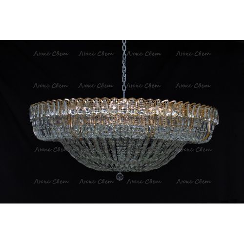 Люстра Кольцо купол 2 - 1000 мм пластина  в Сочи Гусь Хрустальный