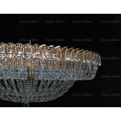 Люстра Кольцо купол 2 - 1000 мм пластина  в Сочи Гусь Хрустальный