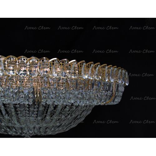 Люстра Кольцо купол 2 - 1000 мм пластина  в Сочи Гусь Хрустальный