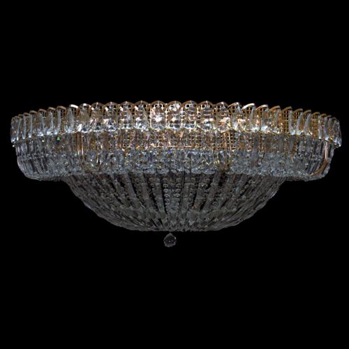 Люстра Кольцо купол 2 - 1000 мм пластина  в Сочи Гусь Хрустальный