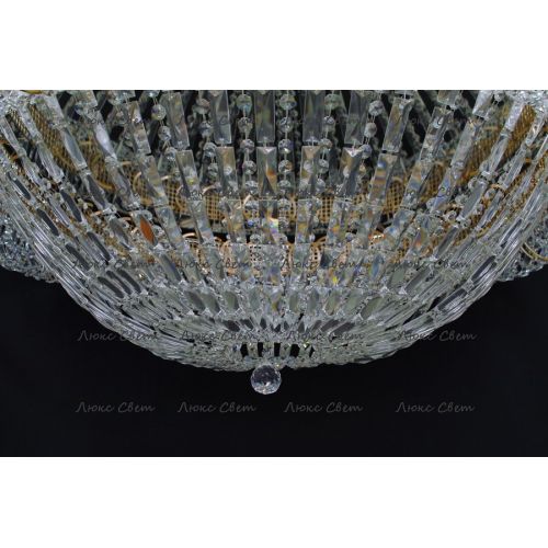 Люстра Кольцо купол 2 - 1000 мм пластина  в Сочи Гусь Хрустальный