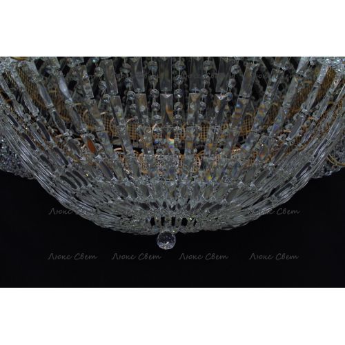 Люстра Кольцо купол 2 - 1000 мм пластина  в Сочи Гусь Хрустальный