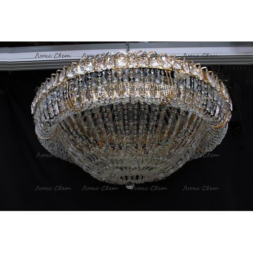 Люстра Кольцо купол 2 - 1000 мм пластина  в Сочи Гусь Хрустальный