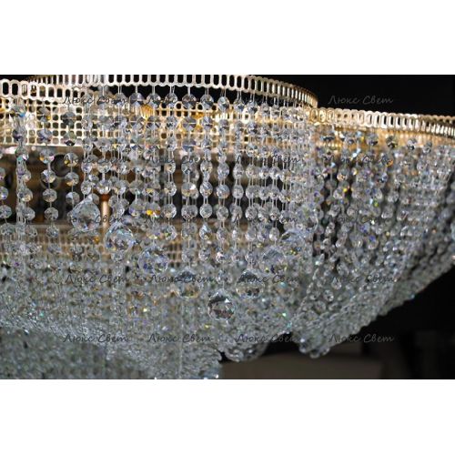 Люстра Лотос 1500 мм в Сочи Гусь Хрустальный