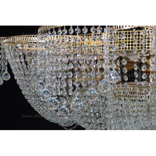 Люстра Лотос 1500 мм в Сочи Гусь Хрустальный