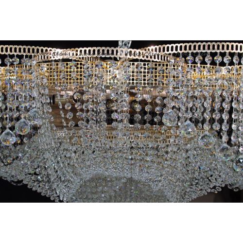 Люстра Лотос 1500 мм в Сочи Гусь Хрустальный