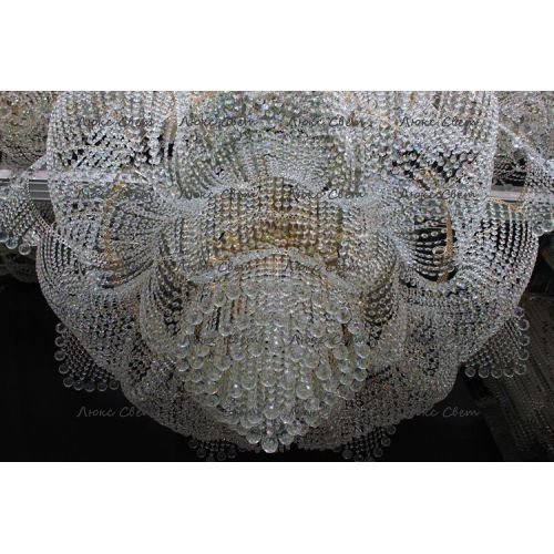 Люстра Лотос 1500 мм в Сочи Гусь Хрустальный