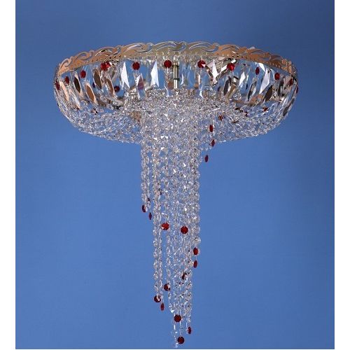 Люстра Анжелика обтикон цветная в Сочи Гусь Хрустальный