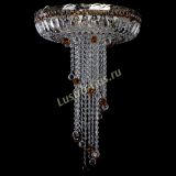 Люстра Анжелика №2 длинная шар 30 мм чайная  в Сочи