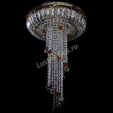 Люстра Анжелика №2 длинная шар 30 мм чайная  в Сочи