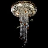 Люстра Анжелика №2 длинная шар 30 мм чайная  в Сочи