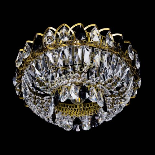 Люстра Астра Бутон №1 черная под бронзу в Сочи Гусь Хрустальный