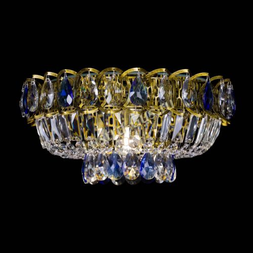 Люстра Астра Бутон №1 синяя под бронзу в Сочи Гусь Хрустальный