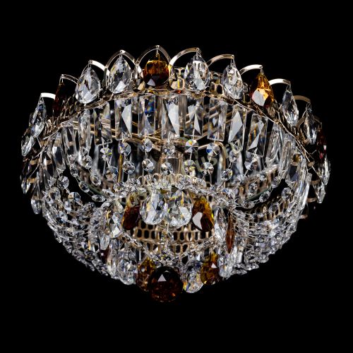 Люстра Астра Бутон №1 с шаром чайная в Сочи Гусь Хрустальный