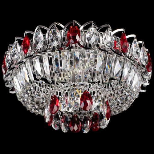 Люстра Астра Бутон №1 красная в Сочи Гусь Хрустальный