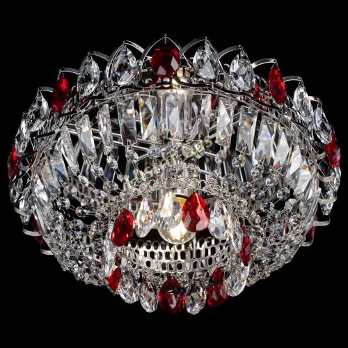 Люстра Астра Бутон №1 красная в Сочи Гусь Хрустальный