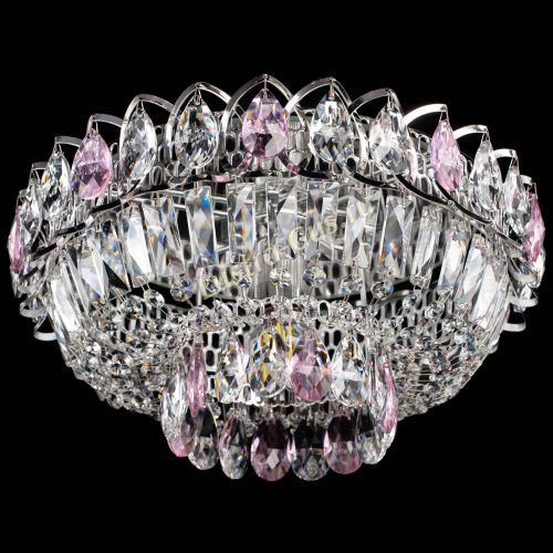 Люстра Астра Бутон №1 розовая в Сочи Гусь Хрустальный