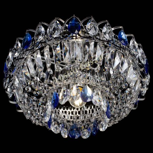 Люстра Астра Бутон №1 синяя в Сочи Гусь Хрустальный