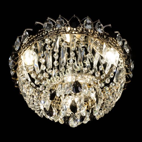 Люстра Астра Бутон №2 черная в Сочи Гусь Хрустальный