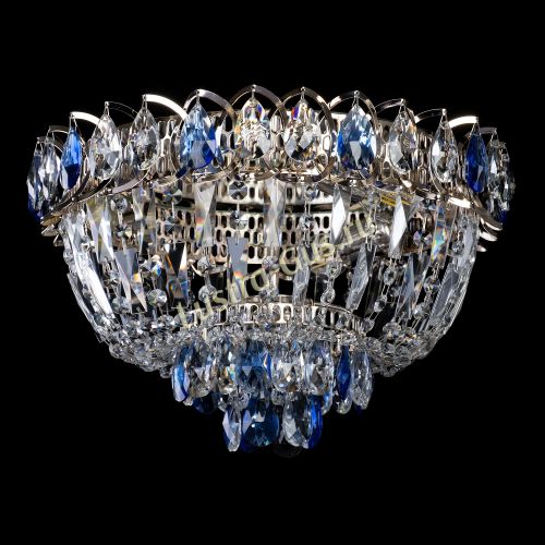 Люстра Астра Бутон №2 синяя в Сочи Гусь Хрустальный