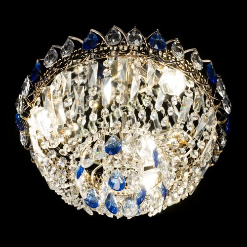 Люстра Астра Бутон №2 синяя в Сочи Гусь Хрустальный