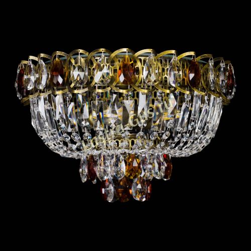 Люстра Астра Бутон №3 чайная под бронзу в Сочи Гусь Хрустальный