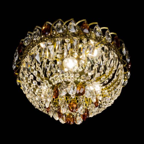 Люстра Астра Бутон №3 чайная под бронзу в Сочи Гусь Хрустальный