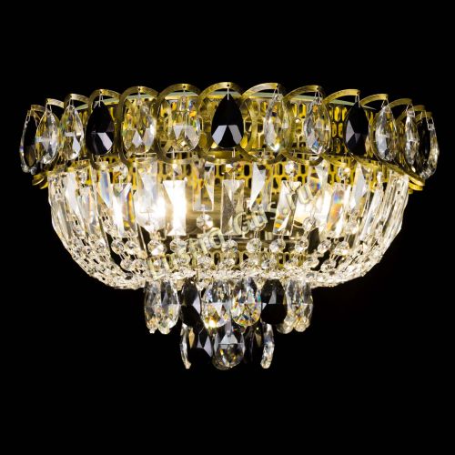 Люстра Астра Бутон №3 черная под бронзу в Сочи Гусь Хрустальный